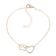 Peach-Heart Cat-Paw Charm Bracelet — product detail 1