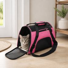 Portable Mesh Cat Travel Carrier — cat-friendly home interior