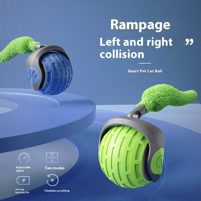 Rechargeable Automatic Rolling Cat Toy Ball — product detail 2