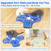 Rechargeable Hide-and-Seek Cat Tunnel Toy — cat-friendly home interior