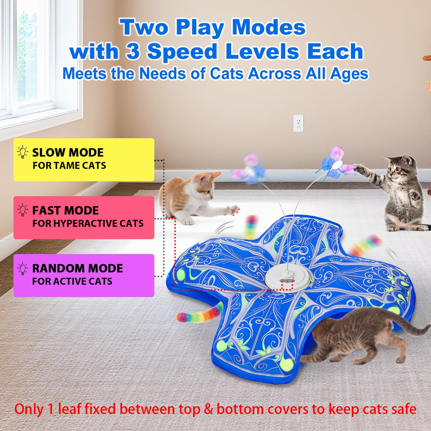 Rechargeable Hide-and-Seek Cat Tunnel Toy — product detail 2