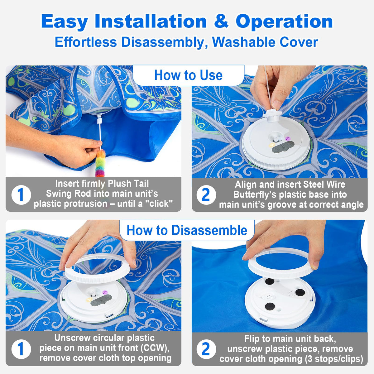 Rechargeable Hide-and-Seek Cat Tunnel Toy — product detail 4