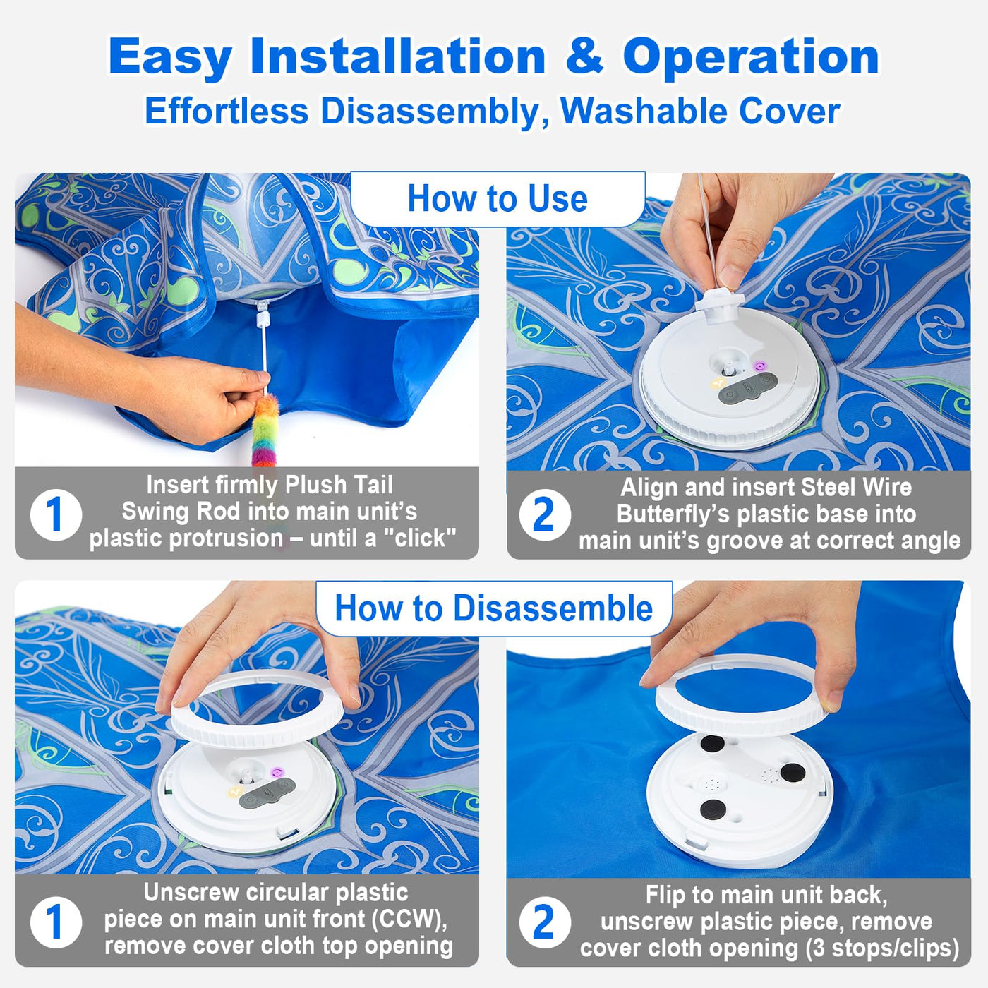 Rechargeable Hide-and-Seek Cat Tunnel Toy — product detail 4