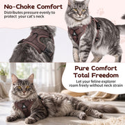 Reflective Mesh Cat Harness and Leash Set — product detail 2