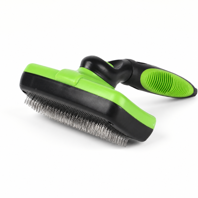 Self-Cleaning Cat Slicker Brush on a clean background