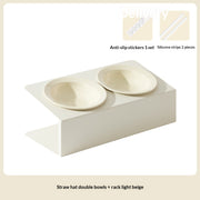 Spill-Resistant Double Ceramic Cat Bowl Station — product detail 5