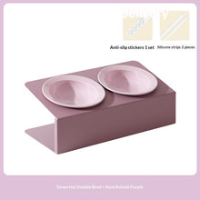 Spill-Resistant Double Ceramic Cat Bowl Station — product detail 7