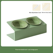 Spill-Resistant Double Ceramic Cat Bowl Station — product detail 8