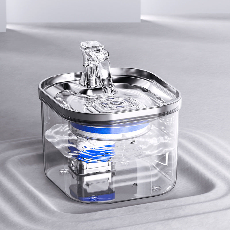 Stainless-Steel Cat Water Fountain with Continuous Flow — product detail 2