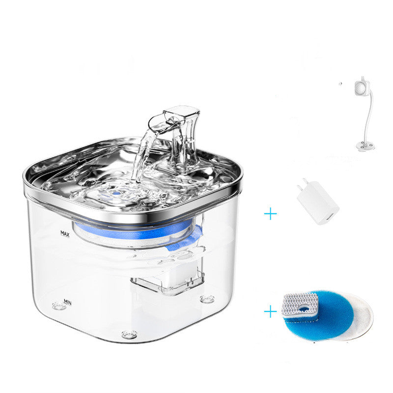 Stainless-Steel Cat Water Fountain with Continuous Flow — product detail 3