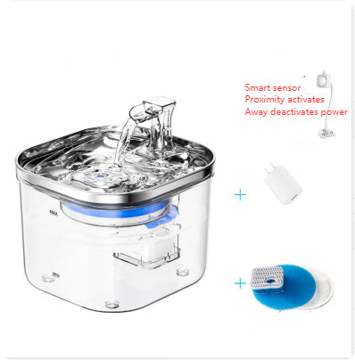 Stainless-Steel Cat Water Fountain with Continuous Flow — product detail 4