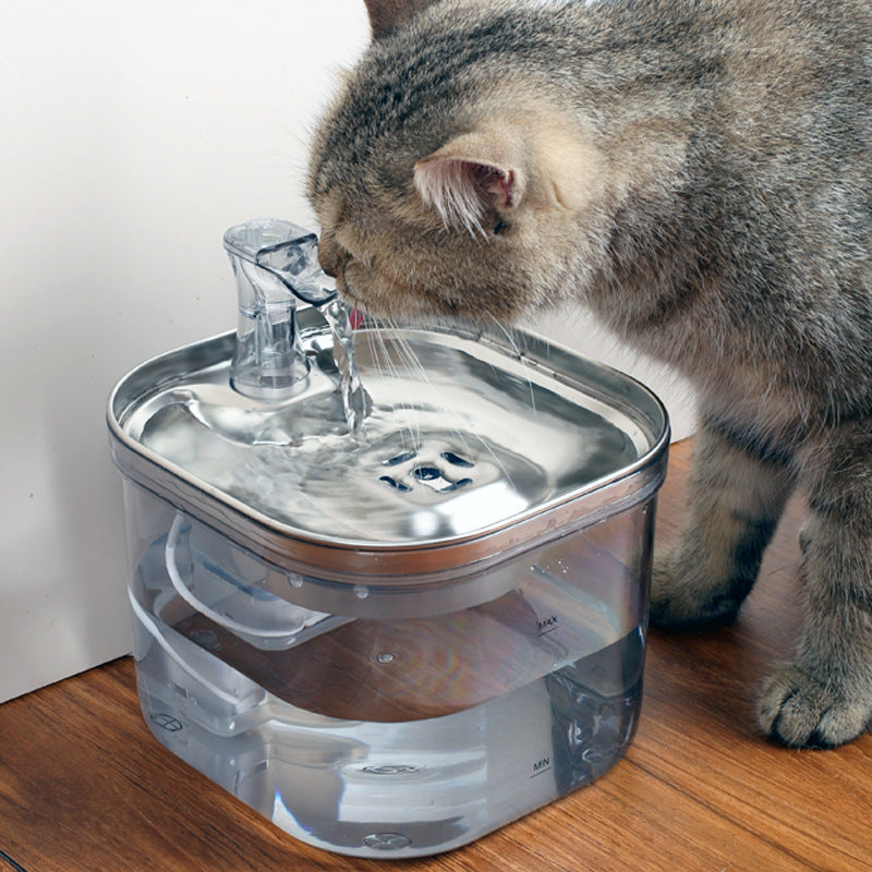 Stainless-Steel Cat Water Fountain with Continuous Flow — product detail 6