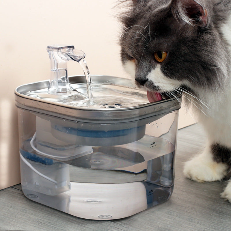 Stainless-Steel Cat Water Fountain with Continuous Flow — product detail 9