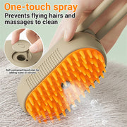 Three-in-One Fine-Mist Cat Grooming Brush — product detail 3