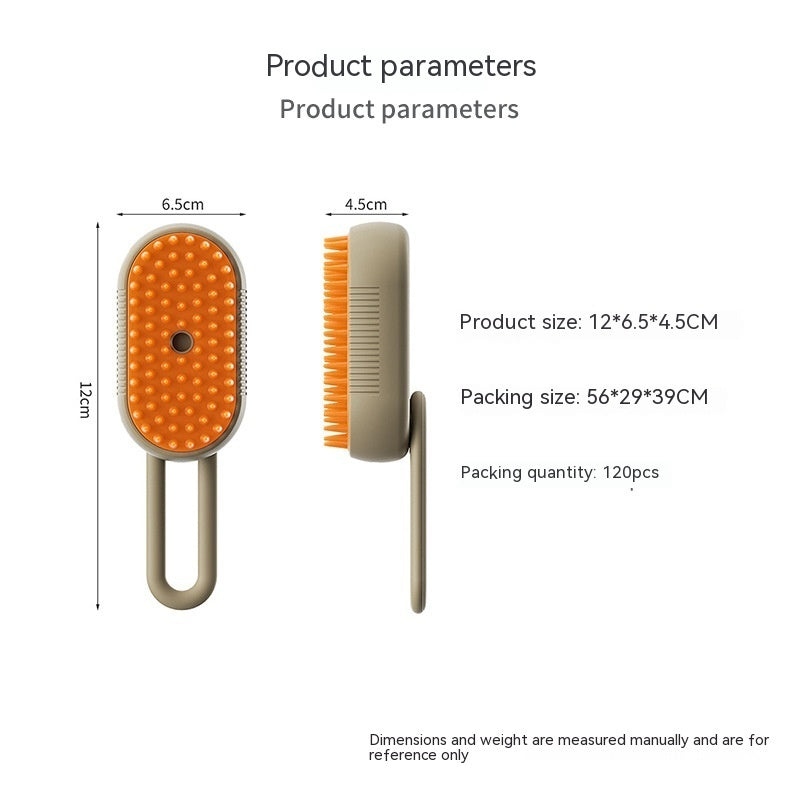 Three-in-One Fine-Mist Cat Grooming Brush — product detail 4