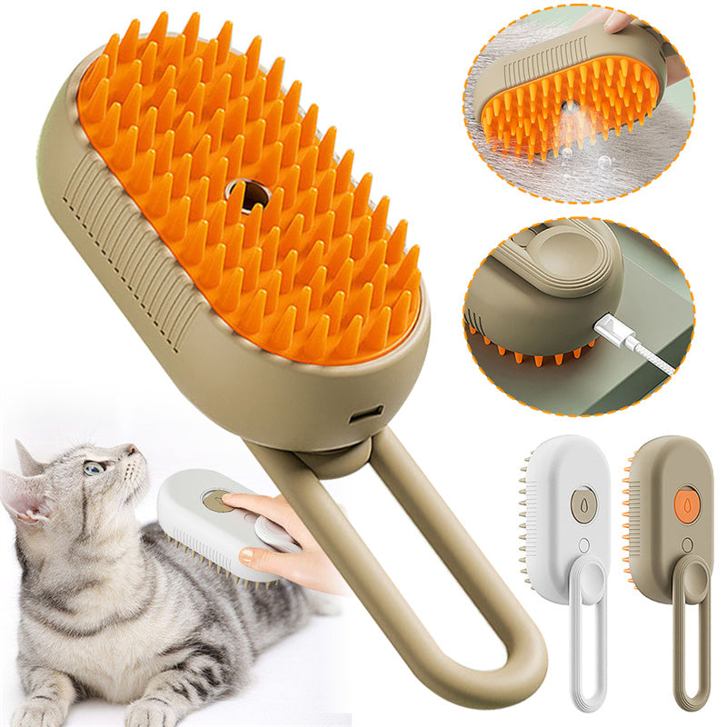 Three-in-One Fine-Mist Cat Grooming Brush — product detail 5