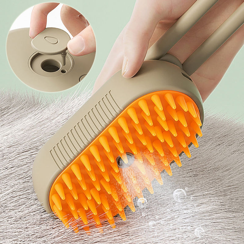 Three-in-One Fine-Mist Cat Grooming Brush — product detail 6