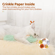 Three-Pack Catnip Crinkle Pillow Toys — product detail 2