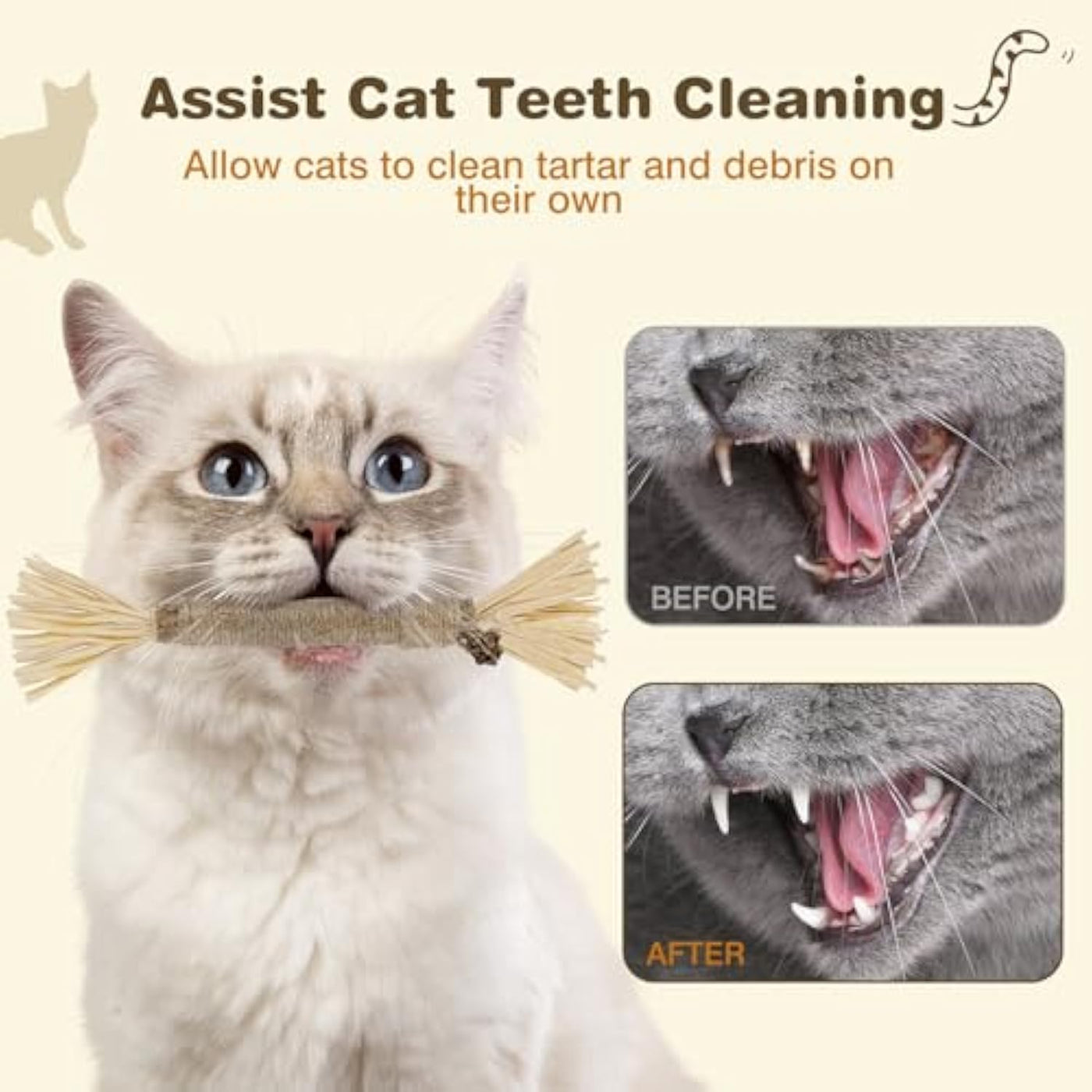 Three-Pack Natural Silvervine Cat Sticks — product detail 4