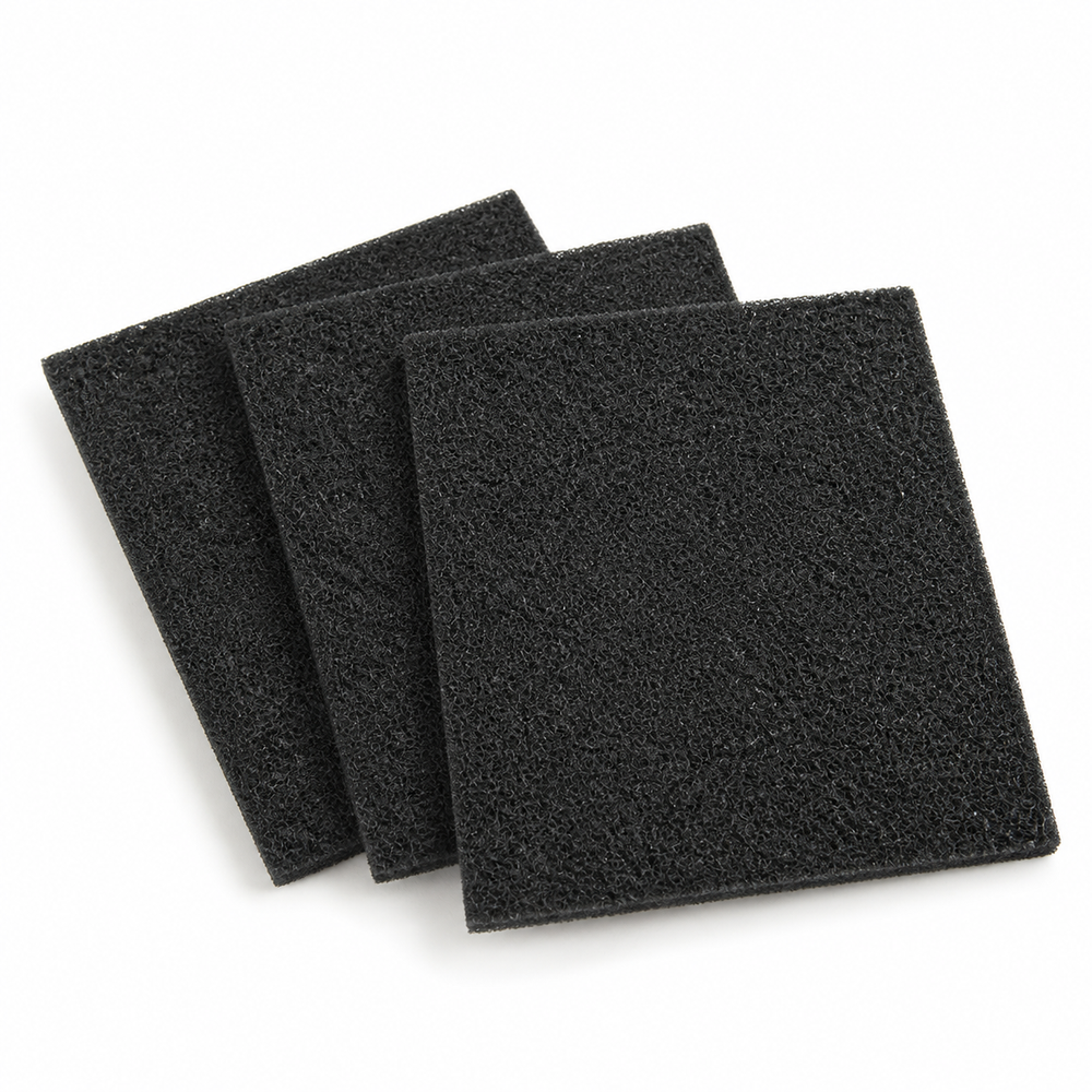 Three-Piece Activated-Carbon Litter Box Filter Set — clean background product view
