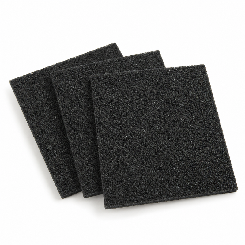 Three-Piece Activated-Carbon Litter Box Filter Set — clean background product view