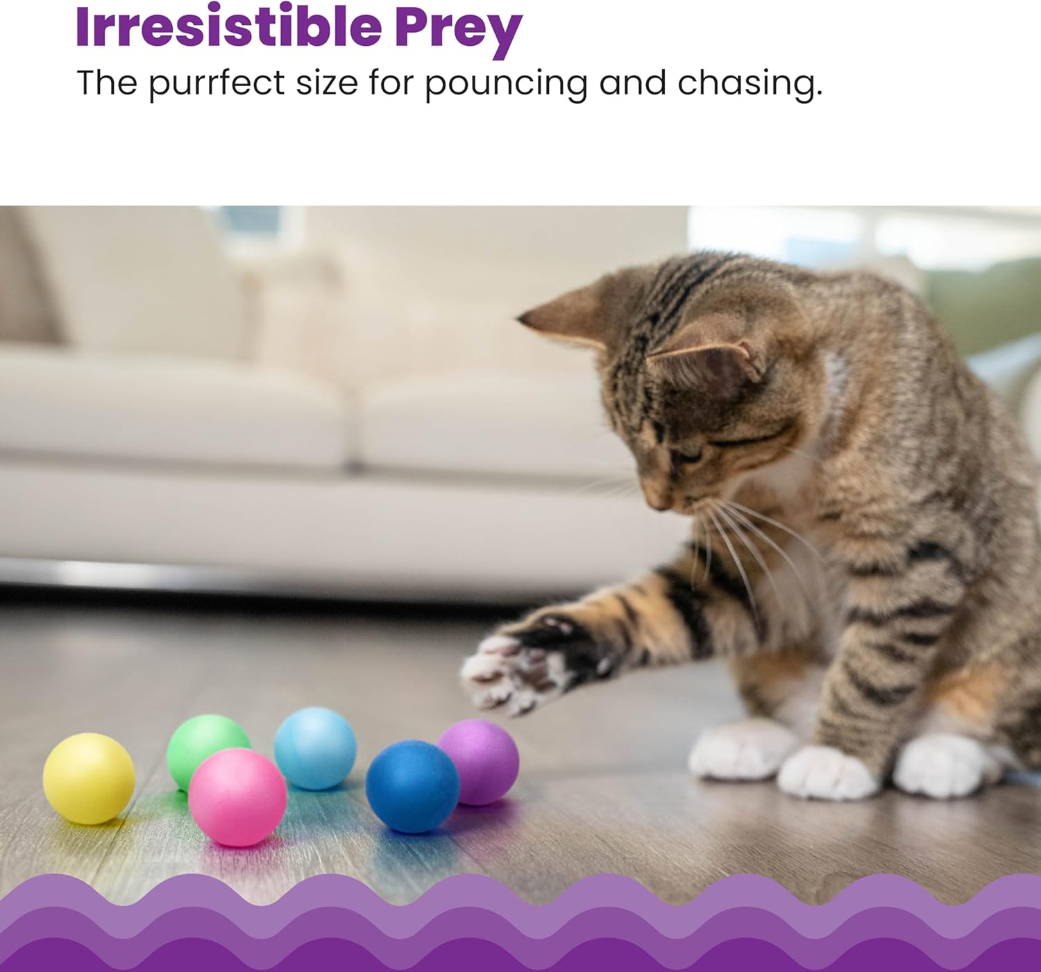 Three-Tier Cat Ball-Track Tower Toy — cat-friendly home interior