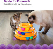 Three-Tier Cat Ball-Track Tower Toy — product detail 2