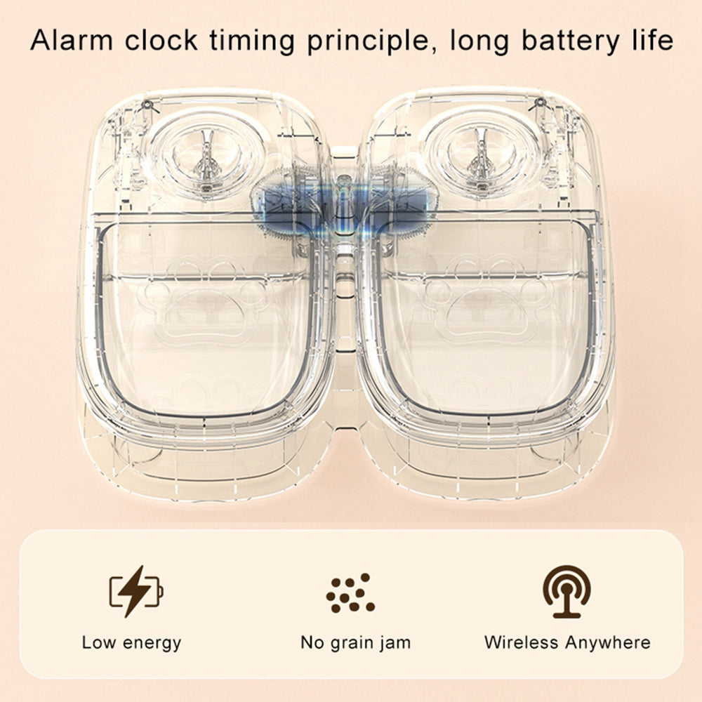 Timed Automatic Cat Feeder with Stainless-Steel Bowl — product detail 2