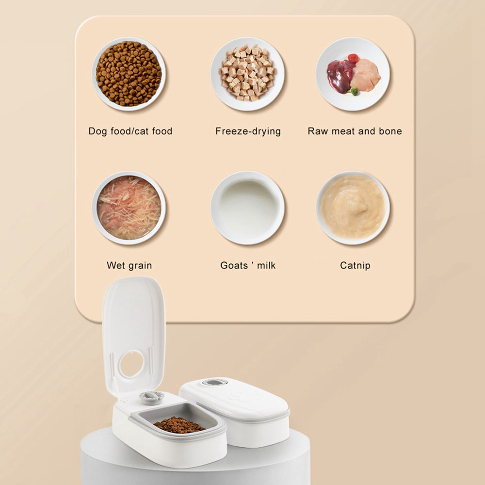 Timed Automatic Cat Feeder with Stainless-Steel Bowl — product detail 6