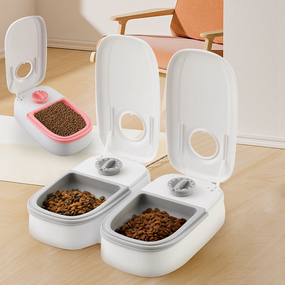 Timed Automatic Cat Feeder with Stainless-Steel Bowl — product detail 9
