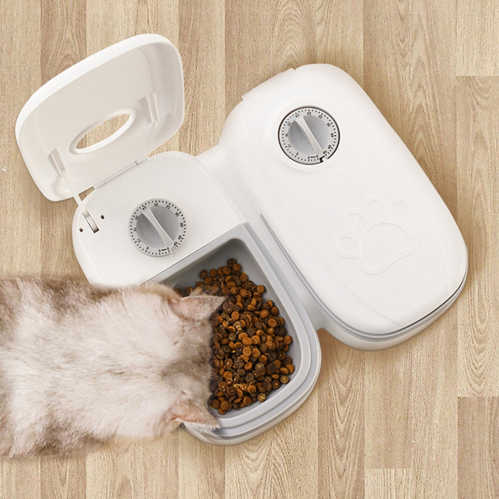 Timed Automatic Cat Feeder with Stainless-Steel Bowl — product detail 10