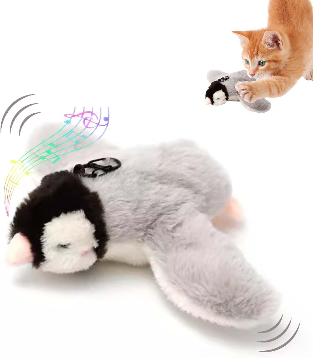 Touch-Activated Flapping Bird Cat Toy with Chirping Sound — product detail 1