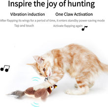 Touch-Activated Flapping Bird Cat Toy with Chirping Sound — product detail 8