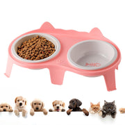 Two-Bowl Elevated Ceramic Cat Feeding Station — product detail 6