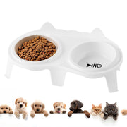 Two-Bowl Elevated Ceramic Cat Feeding Station — product detail 7