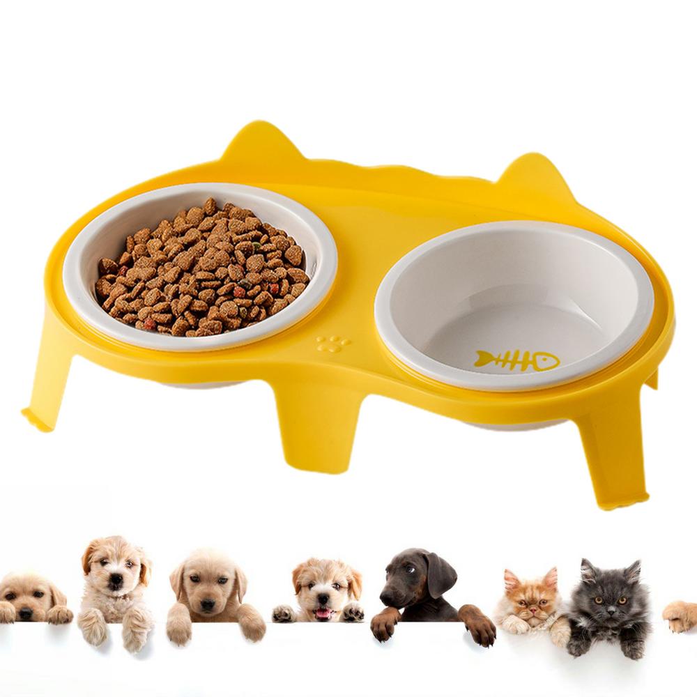 Two-Bowl Elevated Ceramic Cat Feeding Station — product detail 8