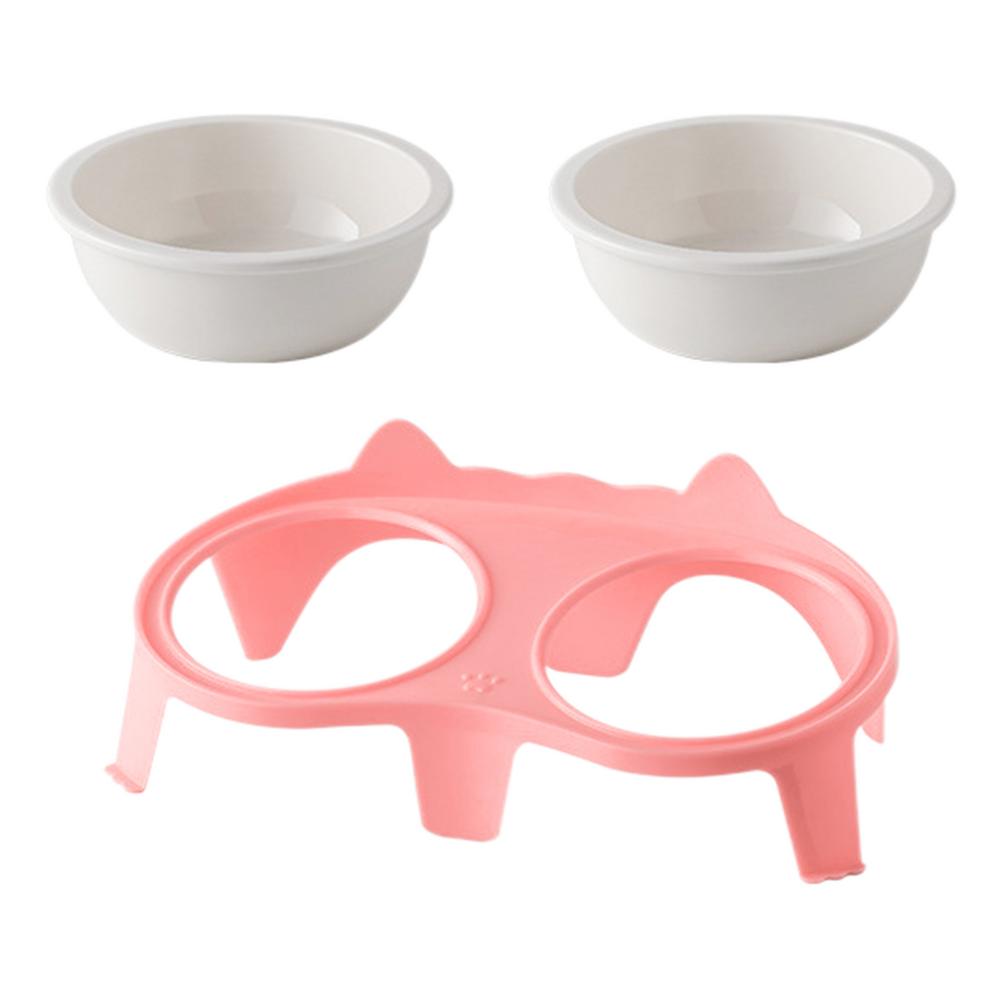 Two-Bowl Elevated Ceramic Cat Feeding Station — product detail 10
