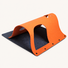 Two-in-One Felt Cat Tunnel & Nest — clean background product view