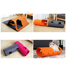 Two-in-One Felt Cat Tunnel & Nest — product detail 4