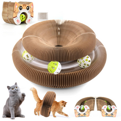 Two-Pack Foldable Magic Organ Cat Scratchers — clean background product view