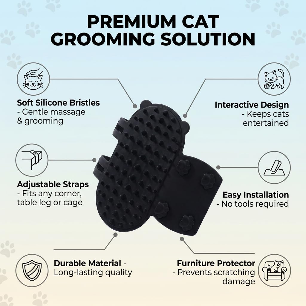 Two-Piece Corner Self-Groomer for Cats — product detail 2