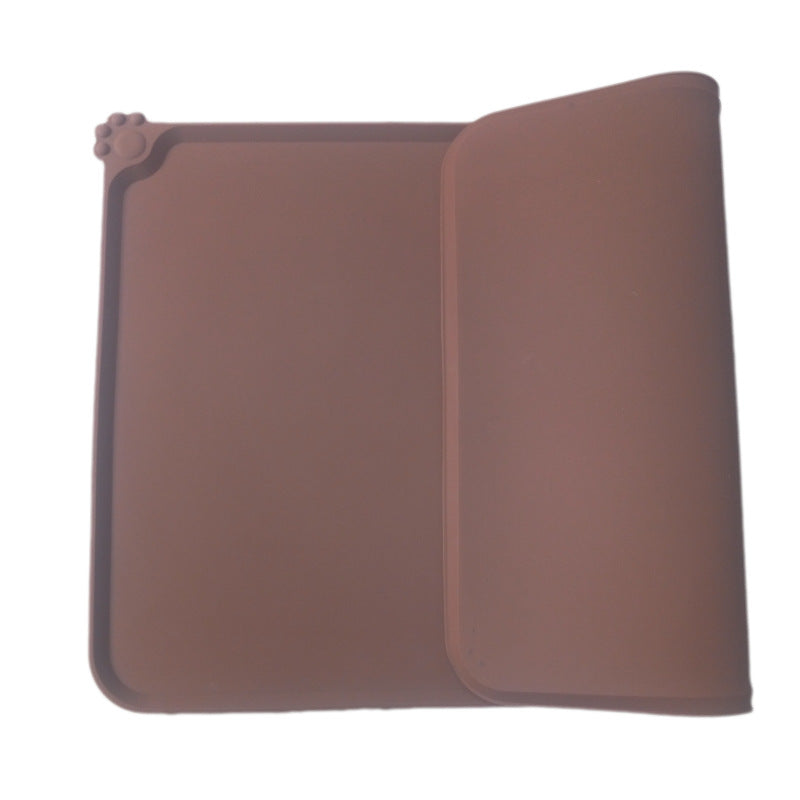 Waterproof Silicone Cat Food Mat with Raised Edge — product detail 6