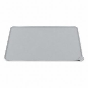 Waterproof Silicone Cat Food Mat with Raised Edge on a clean background