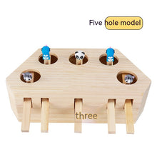 Wooden Five-Hole Whack-a-Mole Cat Puzzle — product detail 2