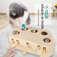 Wooden Five-Hole Whack-a-Mole Cat Puzzle — product detail 6