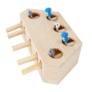Wooden Five-Hole Whack-a-Mole Cat Puzzle — product detail 9