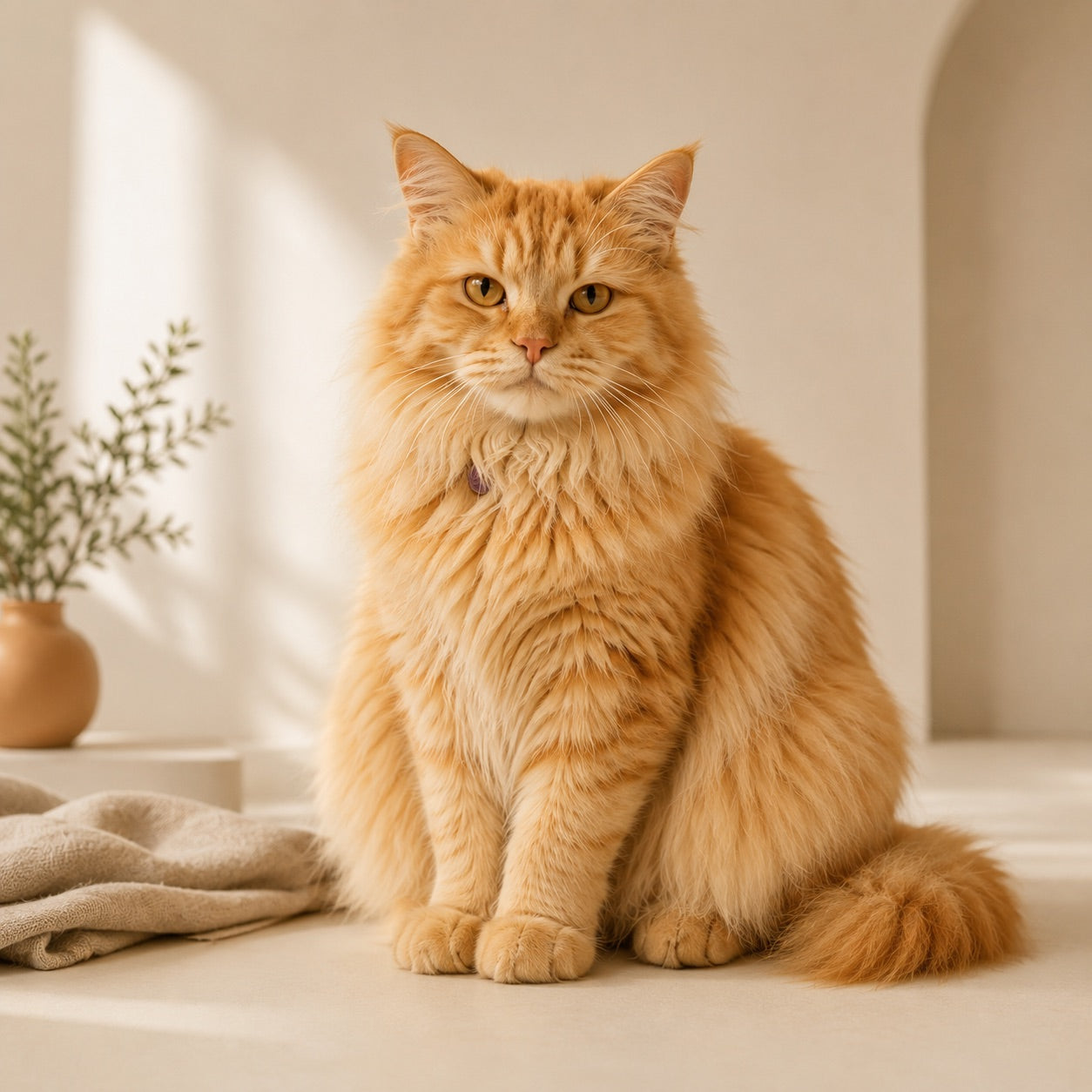 Master Shifu, the ginger cat who inspired Meowbles