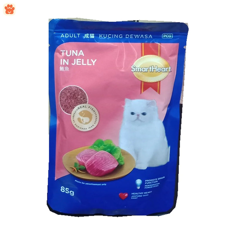 Smartheart Adult Tuna in Jelly Cat Food 85g