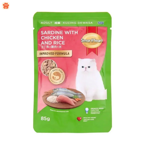 Smartheart Sardine Chicken Rice C Food 85g