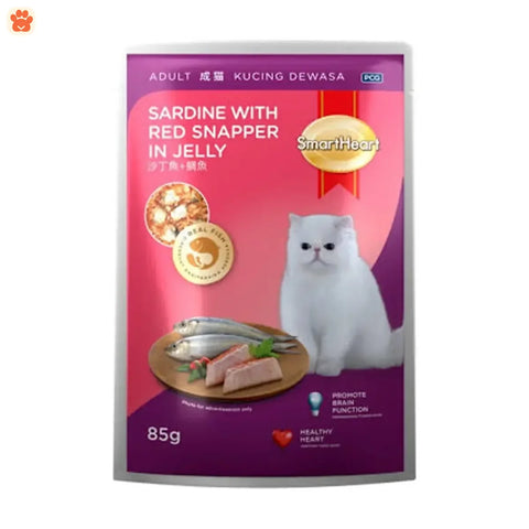 Smartheart Sardine W Red Snapper In Jelly C Food 85g